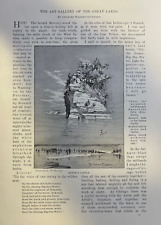 1899 Great Lakes Chapel Beach Grand Portal illustrated picture
