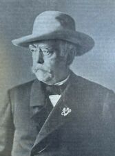 1898 Vintage Magazine Illustration German Prince Bismarck picture