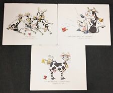 Robert Marble Signed Cow Prints Lot 8 x 10