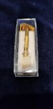 Vintage  Gold Tone Merkur Beard & Moustache Trimmer Razor made in Germany picture