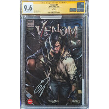 Venom #1 AMC movie variant__CGC 9.6 SS__Signed by Tom Hardy picture