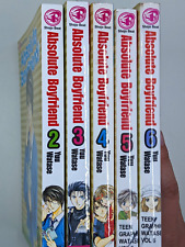 Absolute Boyfriend Manga Near Complete Yuu Watase Volumes 2, 3, 4, 5, 6 Lot picture