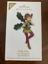 HALLMARK 2011 FAIRY MESSENGERS HOLLY FAIRY SPECIAL EDITION ORNAMENT picture