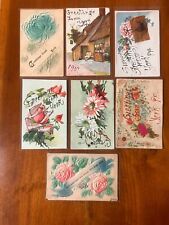 Lot of 7 Antique Embossed Postcards, York PA picture