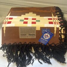 NWT W/defects 91 Of 150 Pendleton Beaver State Cayuse Fringed Shawl 68x68 picture