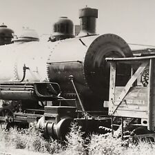 Commonwealth Edison Co Railroad #5 0-6-0 Locomotive Train Photo Elgin IL 1969 picture