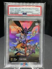 2022 DC Cards PSA 9 Mint Teen Titans Misprint Error Physical Only picture