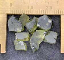 14 Carat Natural Green sphene crystals & Facet rough  From Pakistan picture