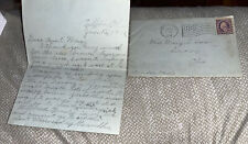 Antique 1918 Letter Tiffin Ohio to Lindsey OH Mentions Blizzard Below Zero Temps picture