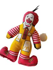 Vintage 1980s Ronald McDonald Plush Hangable Toy Doll picture