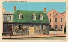 Postcard Edgar Allan Poe Shrine Richmond Virginia Vintage picture