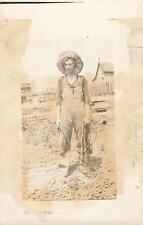1910s RPPC Western Cowgirl Woman Cowboy Lasso Occupational Real Photo Postcard picture