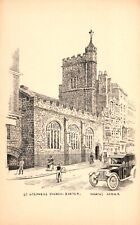 St. Stephens Church Exeter England Postcard picture