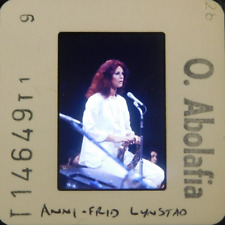 OA29-059 80s Abba Singer Anni-frid Lyngstad Orig Oscar Abolafia 35mm COLOR SLIDE picture