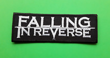 FALLING IN REVERSE MUSIC BAND IRON OR SEW ON QUALITY EMBROIDERED PATCH UK SELLER picture