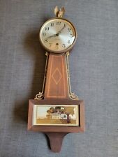 Vintage Sessions Regulator Banjo Clock 1920s-30s Tested Runs Well Good Cond. picture