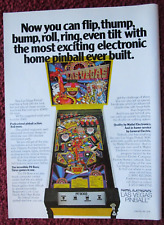 1978 MATTEL Electronics Pinball Machine Print Ad ~ LAS VEGAS in Your Home Arcade picture