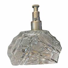 vintage glass perfume bottle, Asymmetrical, Heavy picture
