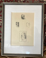 Signed & Numbered Limited Edition Etching Signed L. Baskin (Leonard 1922-2000) picture