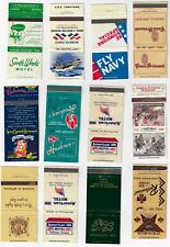 Lot of 13 30S Less Than Perfect Matchbook Covers Advertising Hotels Restaurants picture