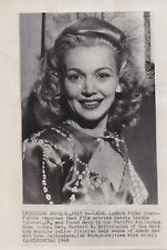 1948 Press Photo Beautiful Blonde Actress Carole Landis picture