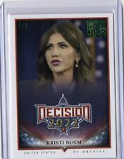 2022 Decision Election Day Green Foil Kristi Noem 1/3 picture