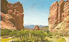 Pikes Peak from Garden of the Gods-Colorado Springs, CO-1975 posted vintage picture