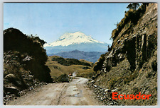 1980s MT. Antizana Ecuador Sud-America Vintage Postcard picture