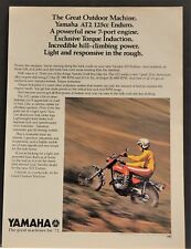 1972 Yamaha AT 2 AT2 125 Enduro Motorcycle Print Ad Torque Induction picture
