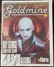 Autograph Boy George Culture Club 1995 Goldmine Music Newspaper Magazine The Ala picture