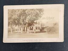 1889 antique NORTHFIELD ma PHOTOGRAPH summer school for bible study building picture