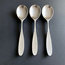 LAUFFER  Magnum 3 Soup Spoons Japan stainless flatware mid century modern picture
