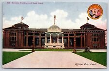 Alaska Yukon Pacific Exposition Forestry Building & Bandstand Seattle WA 1909 PC picture