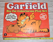 Vintage Deluxe Garfield Big Fat Colorforms Playset w/Box And Booklet picture