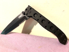 CRKT M16-10KZ Back Combo Tanto Blade Frame Lock Folding Pocket Knife~~Great Cond picture