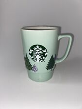 Starbucks 2020 Trees Christmas Ceramic Coffee Tea Mug Tall 20oz Green Purple picture