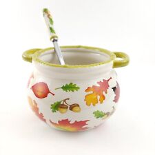 Temp-tations Seasonal 2-qt Soup Tureen with Ladle Fall Harvest picture