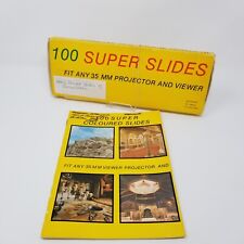 VTG 100 Super Slides of Jerusalem - Kodak Film - w/ Companion Book RARE See Pics picture