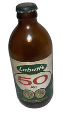 Vintage Labatt’s 50 Ale Beer Bottle 11 1/2  US Fluid ozs. Paper Label W Cap picture