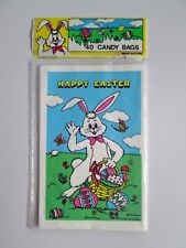 Vintage Longs Happy Easter Bunny Rabbit Treat Bag (Opened 26 Bags Left) 4
