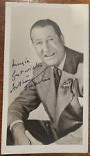 Arthur Treacher - Signed Celebrity Autograph - Film and Stage Actor picture