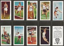 ABC (CINEMA)-FULL SET- BRITISH ATHLETES 1955 (10 CARDS) ALL SCANNED picture