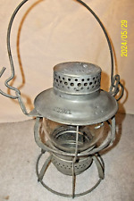 Vintage NYCS DRESSEL ARLINGTON NJ Railroad Lantern FRAME AND CLEAR GLOBE picture