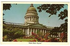 Utah State Capitol Overlooking Salt Lake City, c1950s Unused Postcard picture