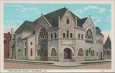 Postcard First Baptist Church Galesburg IL  picture