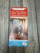 Vtg The National Historical Wax Museum and Visitors Services Center Washington  picture