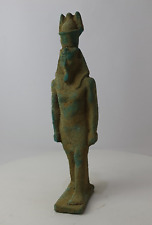 Bronze Statue Of Great King Ramses With Crown Ancient Egyptian Antiques BC picture