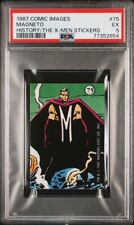 PSA 5 1987 MAGNETO History of X-Men Stickers NEWLY GRADED Comic Images #75 picture