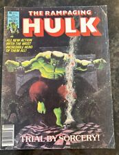 The Rampaging Hulk #4 MAGAZINE (1977) MARVEL COMICS picture