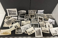 Lot of 34 B&W Photos 1920's-1940's Swimming and Boating Themed picture